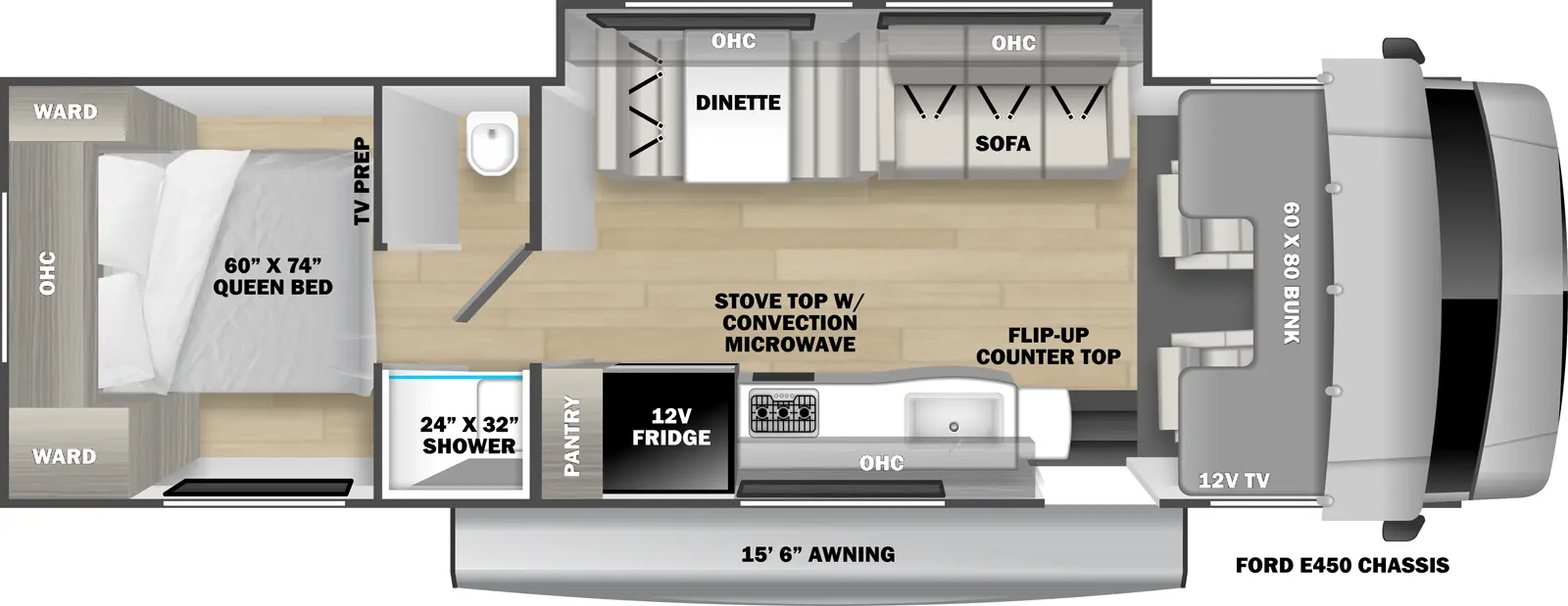 Sunseeker Le 2850SLE Floorplan